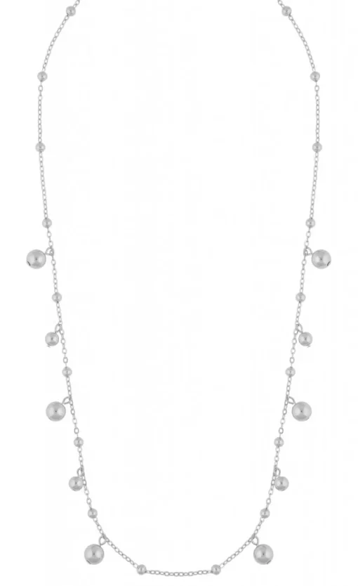 Snö of Sweden Halsband June Charm Silver