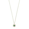 Snö of Sweden Halsband Wiz Pendent Guld Grön