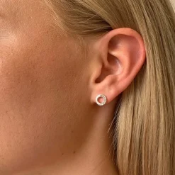 Snö of Sweden Örhängen Colline Small Silver