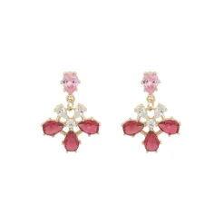 Snö of Sweden Örhängen Park Pendant Mix Pink