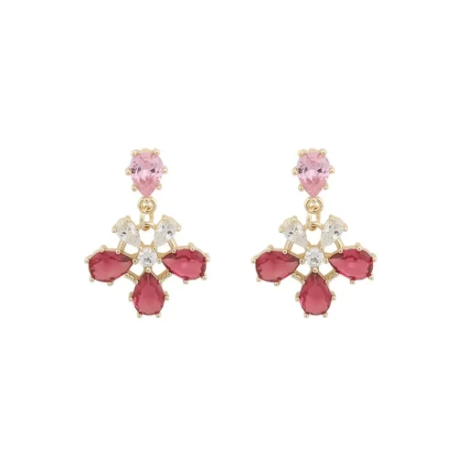 Snö of Sweden Örhängen Park Pendant Mix Pink