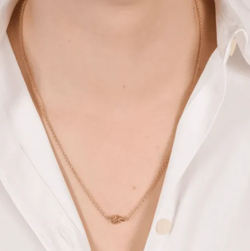 Sophie by Sophie - Halsband Knot Guld