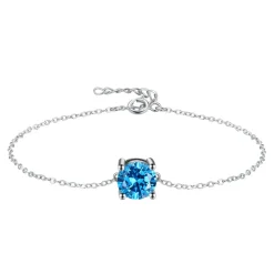 The Botilda - Armband Månadssten December Silver