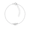 The Botilda - Armband Plain Vinge Silver