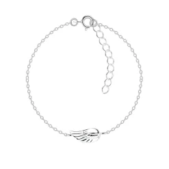 The Botilda - Armband Plain Vinge Silver