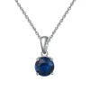 The Botilda - Halsband Månadssten September Silver