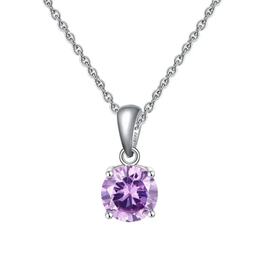 The Botilda - Halsband Månadssten Juni Silver