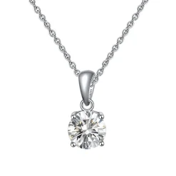 The Botilda - Halsband Månadssten April Silver
