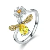 The Botilda - Ring Bi Blomma Silver