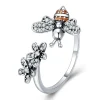 The Botilda - Ring Bi Blommor Silver