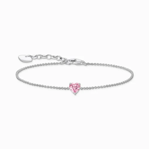 Thomas Sabo - Armband Hjärta Rosa