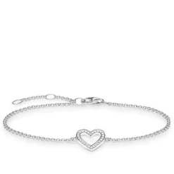 Thomas Sabo - Armband Hjärta Öppet Silver