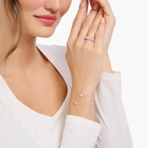 Thomas Sabo - Armband Hjärta Rosa