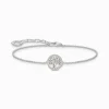 Thomas Sabo - Armband Livets Träd Silver Vit