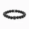 Thomas Sabo - Armband Obsidian Svart