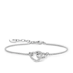 Thomas Sabo - Armband Together Hjärta Smal Silver