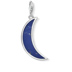 Thomas Sabo - Berlock Charm Club Måne Mörkblå