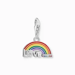 Thomas Sabo - Berlock Charm Club Regnbåge Silver Mix