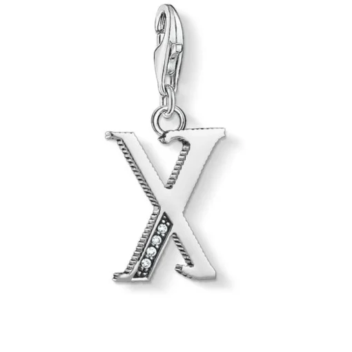 Thomas Sabo - Berlock Charm Club Bokstav X Vintage