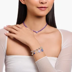 Thomas Sabo - Berlock Charm Club Best Friend Lila