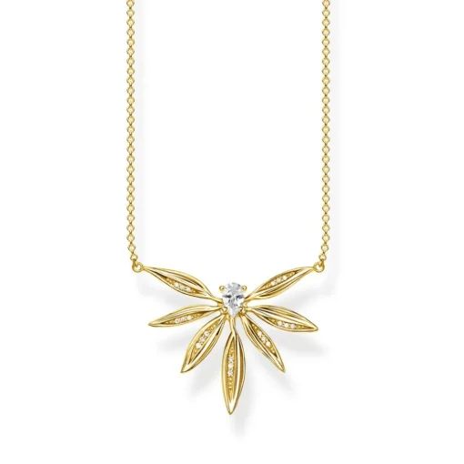 Thomas Sabo - Halsband Blad Guld