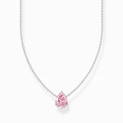 Thomas Sabo - Halsband Droppe Rosa