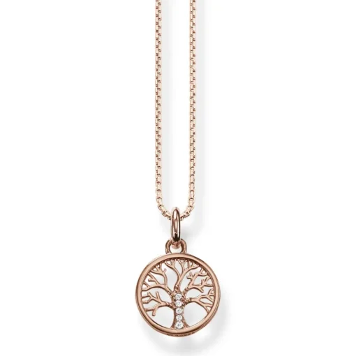 Thomas Sabo - Halsband Livets Träd Mini Rosé