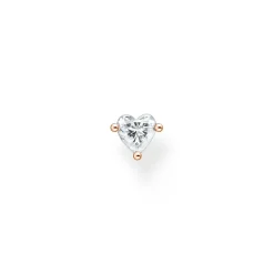 Thomas Sabo - Örhänge Singel Hjärta Rose
