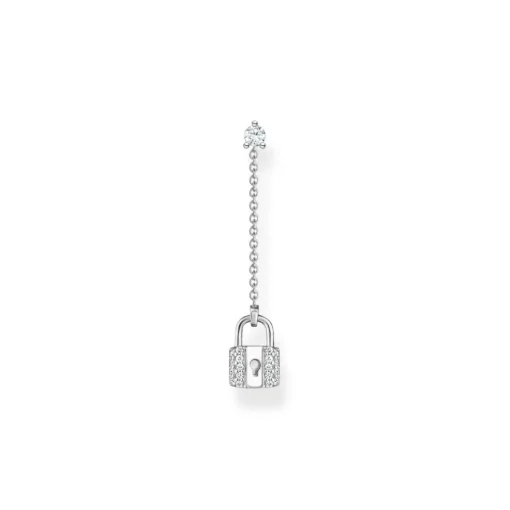 Thomas Sabo - Örhänge Singel Hänglås Silver