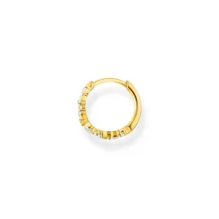 Thomas Sabo - Örhänge Singel Dancing Stones Bred Guld Klar