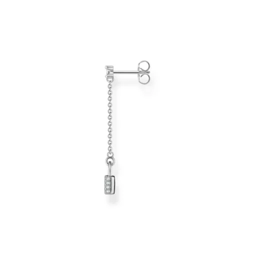 Thomas Sabo - Örhänge Singel Hänglås Silver