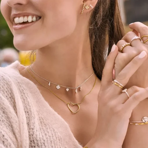 Thomas Sabo - Örhänge Singel Evighetstecken CZ Guld