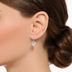 Thomas Sabo - Örhängen Krok Hjärta Silver