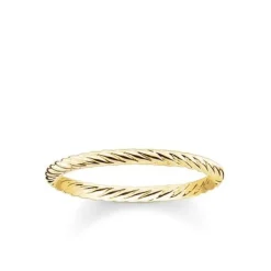 Thomas Sabo - Ring Delicate Cord Guld